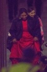 SERENA WILLIAMS on set of Ocean