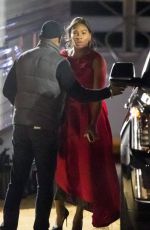 SERENA WILLIAMS on set of Ocean