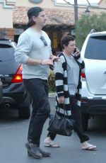 SHANNEN DOHERTY Leaves Ollo Restaurant in Malibu 03/19/2017