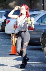 SHARNA BURGESS Arrives at Dancing with the Stars Rehersal in Los Angeles 03/16/2017