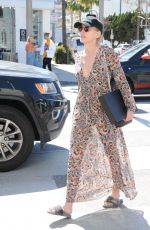 SHARON STONE Out Shopping in Beverly Hills 03/23/2017