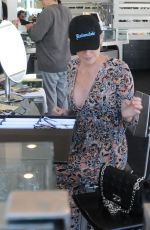 SHARON STONE Out Shopping in Beverly Hills 03/23/2017