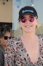 SHARON STONE Out Shopping in Beverly Hills 03/23/2017