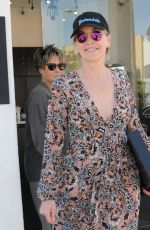 SHARON STONE Out Shopping in Beverly Hills 03/23/2017