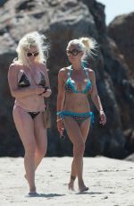 SHAUNA SAND in Bikini on the Beach in Malibu 03/29/2017