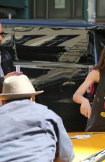 SHLOMIT MALKA on the Set of a Commercial in New York 03/29/2017