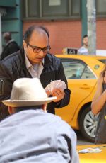 SHLOMIT MALKA on the Set of a Commercial in New York 03/29/2017