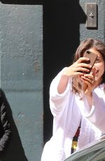 SHLOMIT MALKA on the Set of a Commercial in New York 03/29/2017