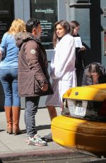 SHLOMIT MALKA on the Set of a Commercial in New York 03/29/2017