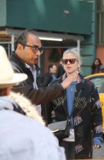SHLOMIT MALKA on the Set of a Commercial in New York 03/29/2017