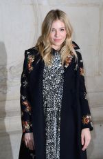 SIENNA MILLER at Christian Dior Fashion Show at Paris Fashion Week 03/03/2017