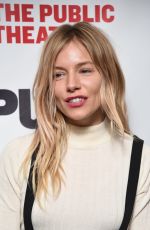 SIENNA MILLER at Joan of Arc: Into the Fire Opening Night at Public Theater in New York 03/15/2017