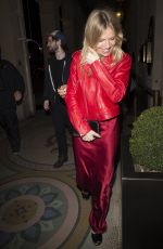 SIENNA MILLER Night Out in London 03/04/2017