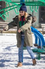 SIENNA MILLER Out and About in New York 03/17/2017