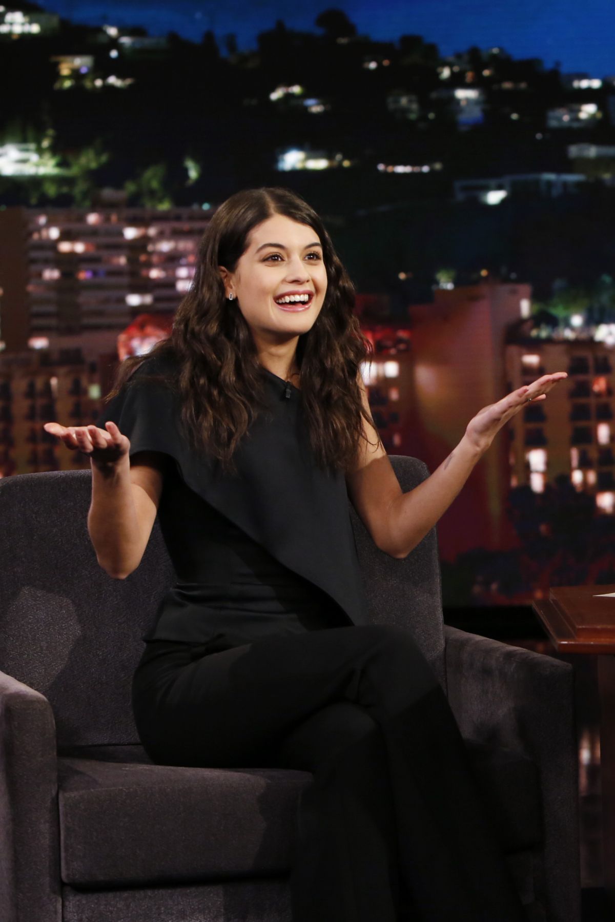 SOFIA BLACK D’ELIA at Jimmy Kimmel Live 03/14/2017. 