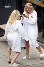 SOFIA RICHIE and LOTTIE MOSS on the Set of a Photoshoot in New York 03/27/2017