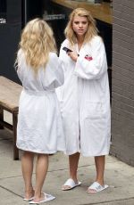 SOFIA RICHIE and LOTTIE MOSS on the Set of a Photoshoot in New York 03/27/2017