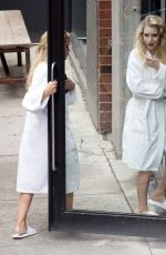 SOFIA RICHIE and LOTTIE MOSS on the Set of a Photoshoot in New York 03/27/2017