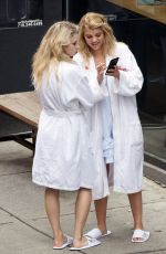SOFIA RICHIE and LOTTIE MOSS on the Set of a Photoshoot in New York 03/27/2017