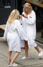 SOFIA RICHIE and LOTTIE MOSS on the Set of a Photoshoot in New York 03/27/2017