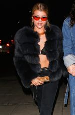 SOFIA RICHIE Leaves Matsuhisa in Beverly Hills 03/08/2017