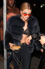 SOFIA RICHIE Leaves Matsuhisa in Beverly Hills 03/08/2017
