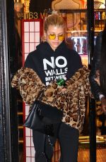 SOFIA RICHIE Leaves West 4 Tattoo in New York 03/27/2017