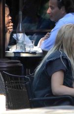 SOFIA RICHIE Out for Dinner at Zinque Cafe in West Hollywood 03/29/2017