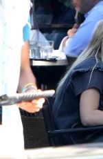 SOFIA RICHIE Out for Dinner at Zinque Cafe in West Hollywood 03/29/2017