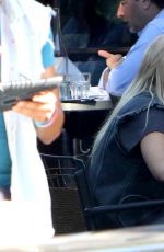 SOFIA RICHIE Out for Dinner at Zinque Cafe in West Hollywood 03/29/2017