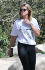 SOFIA RICHIE Out Hiking at Treepeople Park in Los Angeles 03/03/2017