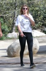 SOFIA RICHIE Out Hiking at Treepeople Park in Los Angeles 03/03/2017
