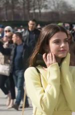 SONIA BEN AMMAR and Brooklyn Beckham at Louvre Museum in Paris 03/102/107