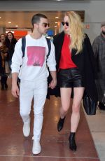 SOPHIE TURNER and Joe Jonas at Airport in Paris 03/06/2017