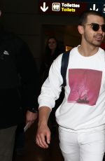 SOPHIE TURNER and Joe Jonas at Airport in Paris 03/06/2017