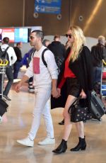 SOPHIE TURNER and Joe Jonas at Airport in Paris 03/06/2017