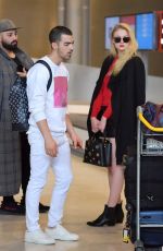 SOPHIE TURNER and Joe Jonas at Airport in Paris 03/06/2017