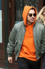 SOPHIE TURNER and Joe Jonas Leaves Greenwich Hotel in New York 03/03/2017