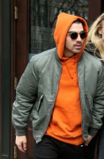 SOPHIE TURNER and Joe Jonas Leaves Greenwich Hotel in New York 03/03/2017