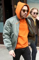SOPHIE TURNER and Joe Jonas Leaves Greenwich Hotel in New York 03/03/2017