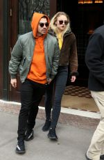 SOPHIE TURNER and Joe Jonas Leaves Greenwich Hotel in New York 03/03/2017