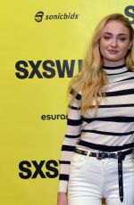 SOPHIE TURNER and MAISI WILLIAMS at Game of Thrones Panel at 2017 SXSW Festival in Austin 03/12/2017