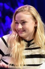 SOPHIE TURNER and MAISI WILLIAMS at Game of Thrones Panel at 2017 SXSW Festival in Austin 03/12/2017