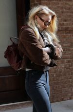SOPHIE TURNER Leaves Greenwich Hotel in New York 03/04/2017