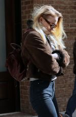 SOPHIE TURNER Leaves Greenwich Hotel in New York 03/04/2017