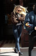 SOPHIE TURNER Leaves Greenwich Hotel in New York 03/04/2017