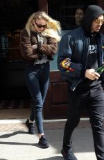 SOPHIE TURNER Leaves Greenwich Hotel in New York 03/04/2017