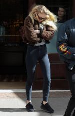 SOPHIE TURNER Leaves Greenwich Hotel in New York 03/04/2017