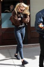 SOPHIE TURNER Leaves Greenwich Hotel in New York 03/04/2017