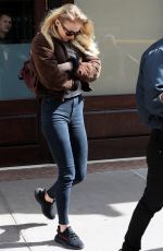 SOPHIE TURNER Leaves Greenwich Hotel in New York 03/04/2017